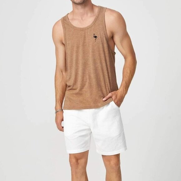 Tan Mens Tank Top - Picture 4 of 5